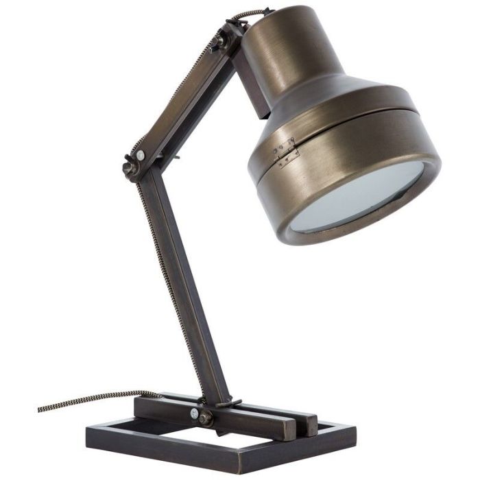Retro table lamp black, Eliza, with switch