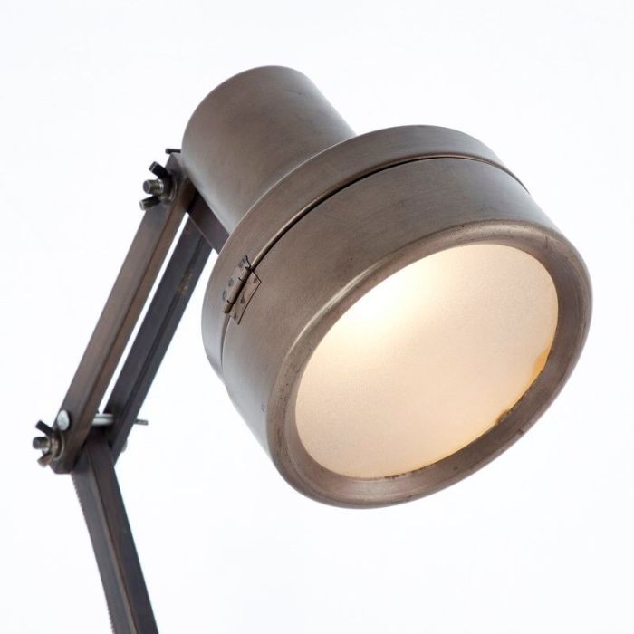 Retro table lamp black, Eliza, with switch