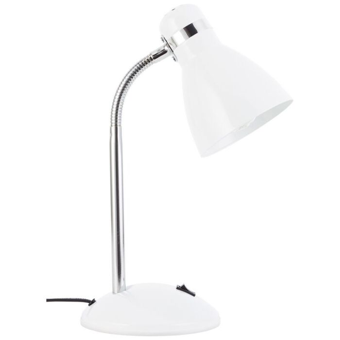 Plastic desk lamp white, Santana, with switch