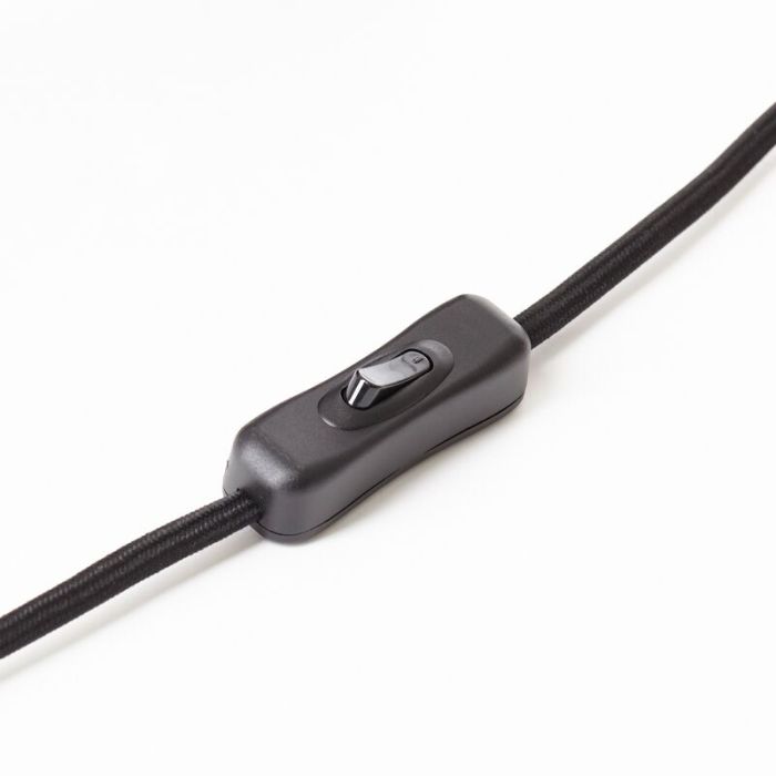 Wood wall light black, Taede, with switch