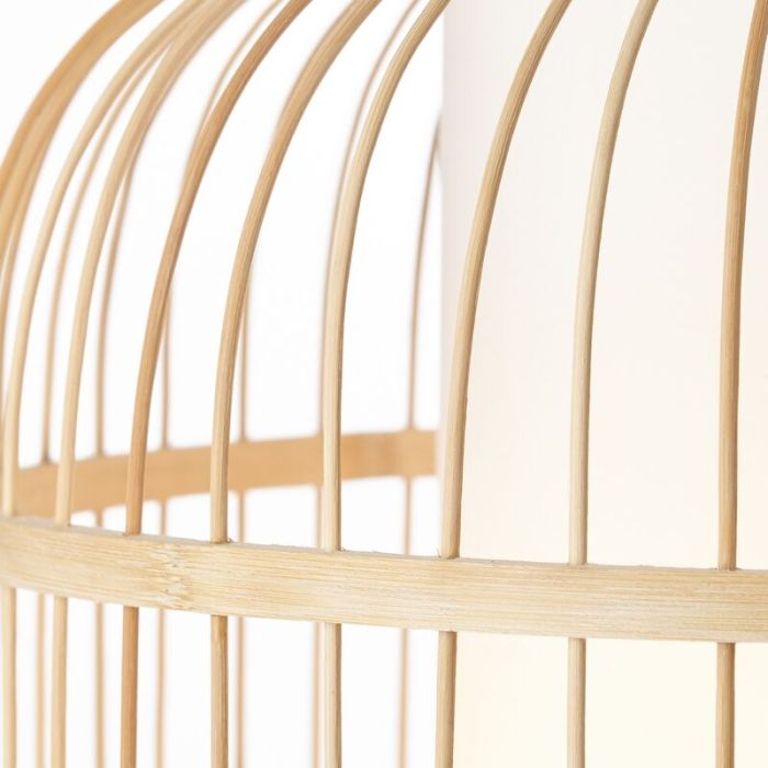 Wood pendant light white, Hans