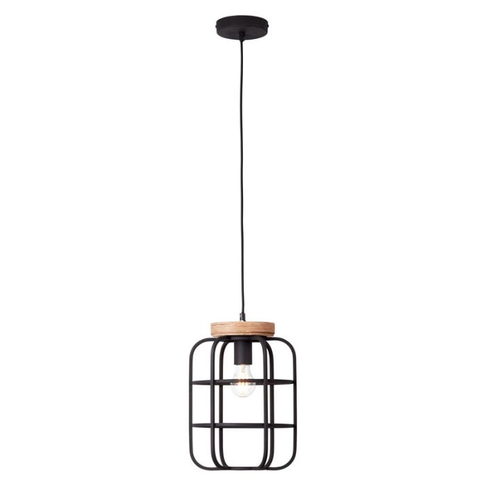 Wood pendant light black, Taede