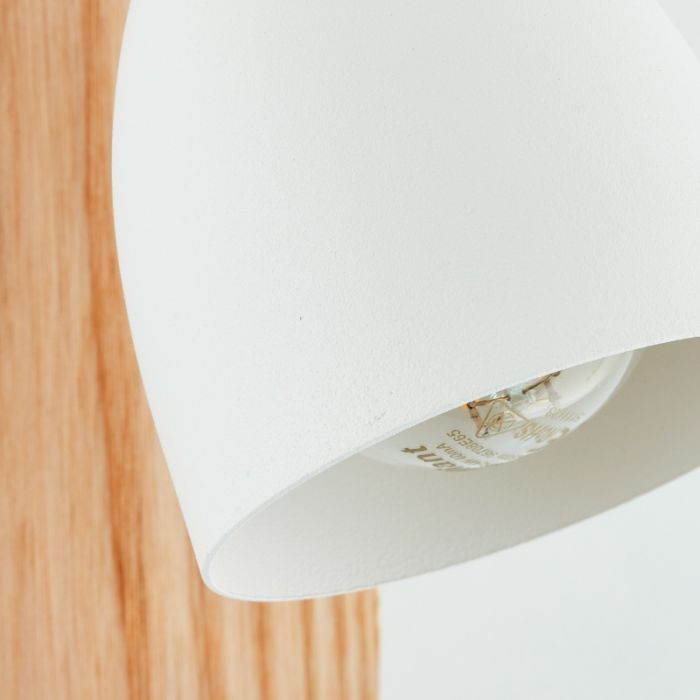 Rustic wall spotlight white, Tyrone