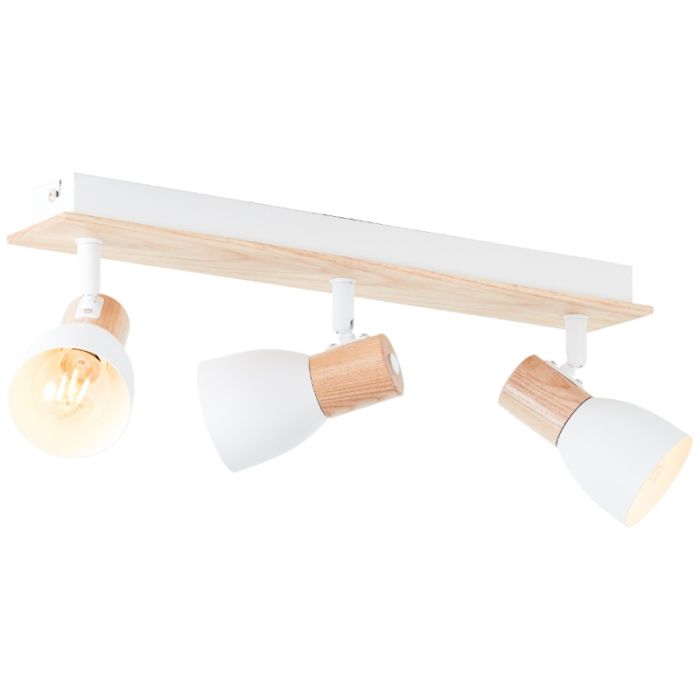 Rustic ceiling spotlight white, Tyrone