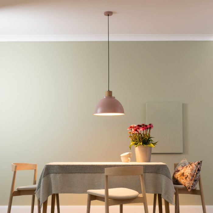 Rustic pendant light pink, Thalina