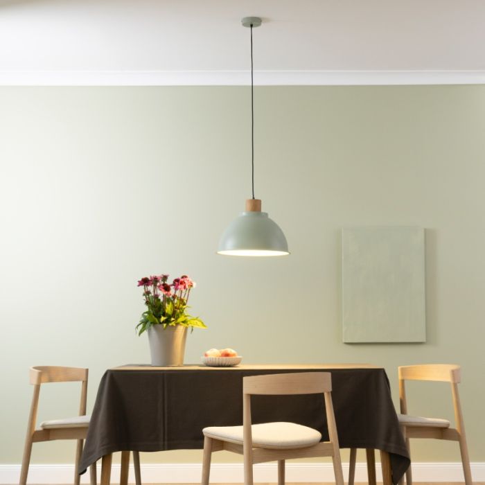 Rustic pendant light green, Thalina