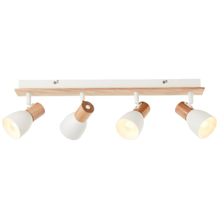 Rustic ceiling spotlight white, Tyrone