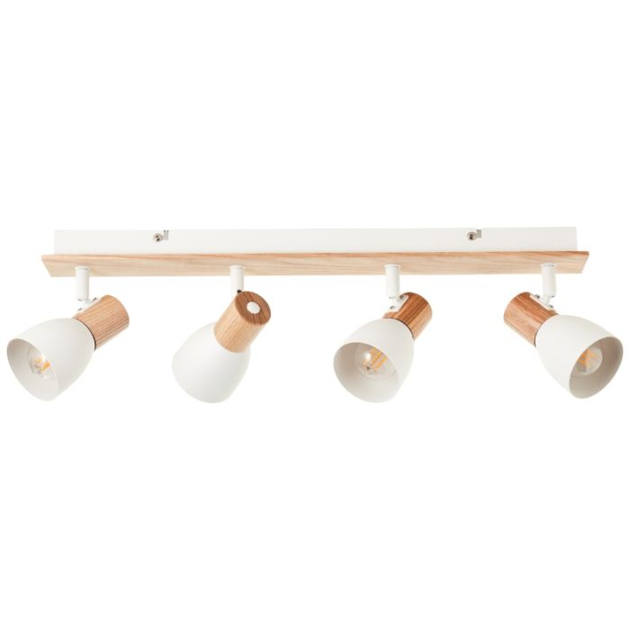Rustic ceiling spotlight white, Tyrone