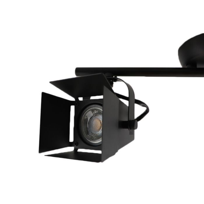 Industrial ceiling spotlight black, Jowenna, 5W, 3000K LED