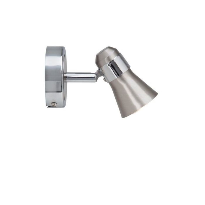 Metal wall light chrome, Roel