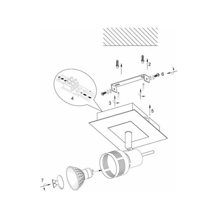 Modern wall light chrome, Haven