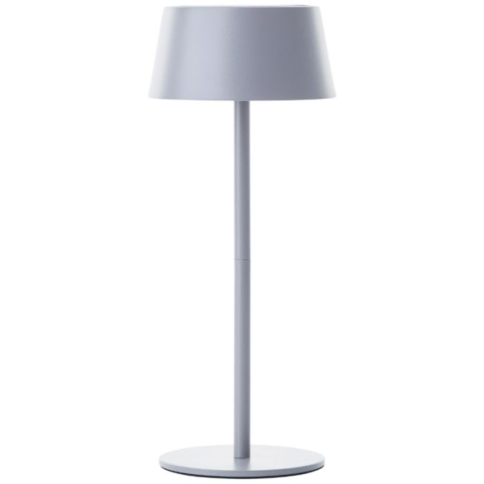Modern solar outdoor wall light grey, Soumaya, 4W, 3000K LED, IP44, 3-step dimmable