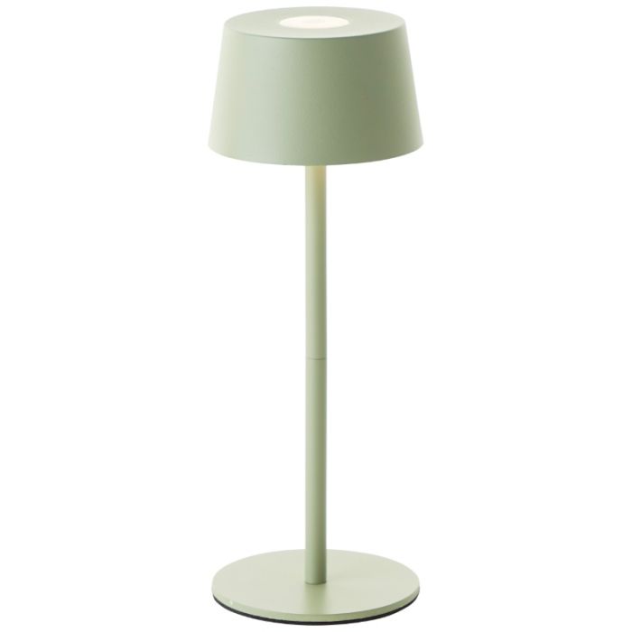Modern outdoor table lamp green, Petter, 2W, 3000K LED, IP44, 3-step dimmable
