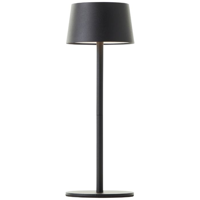 Modern outdoor table lamp black, Petter, 2W, 3000K LED, IP44, 3-step dimmable