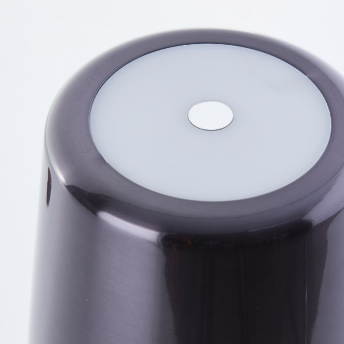 Modern rechargeable outdoor table lamp black, Skander, 4W, warm to cold white adjustable LED, IP44, with touch dimmer