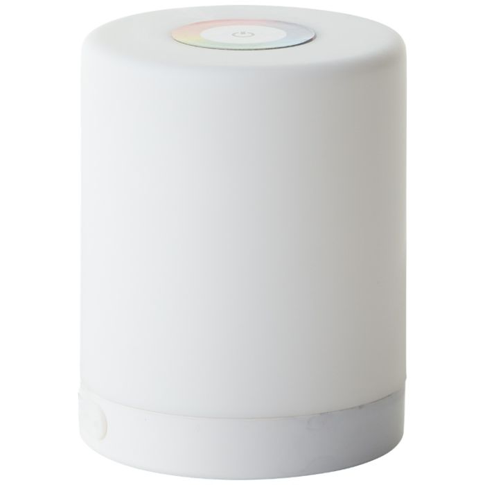 Modern outdoor table lamp white, Maezon, 1W, RGBW LED, IP44, with touch dimmer