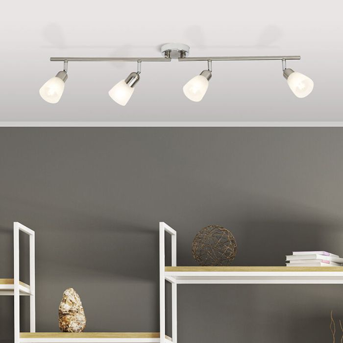 Metal ceiling spotlight chrome, Lats