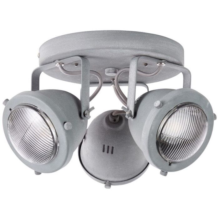 Industrial ceiling spotlight grey, Liza