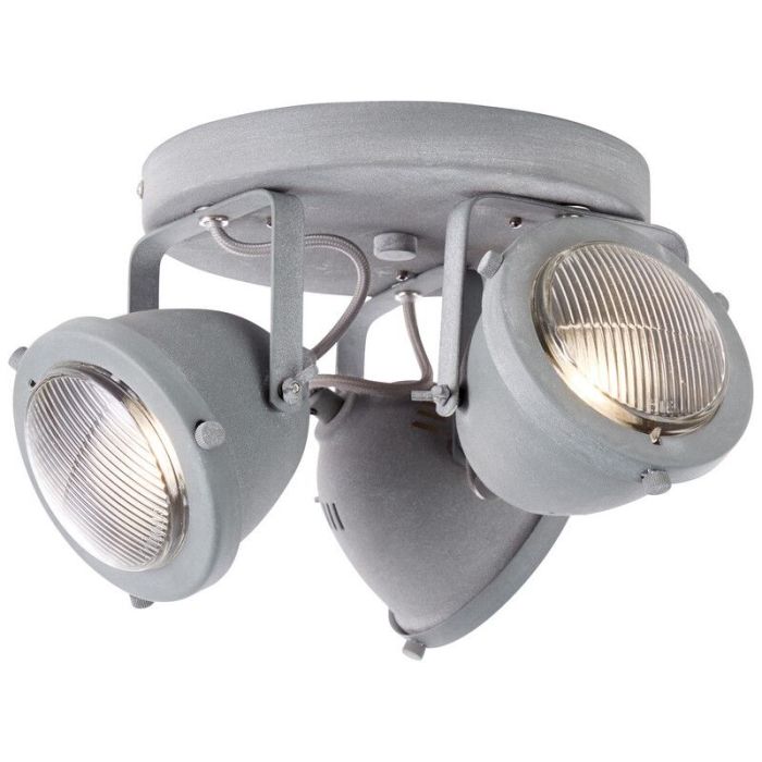 Industrial ceiling spotlight grey, Liza