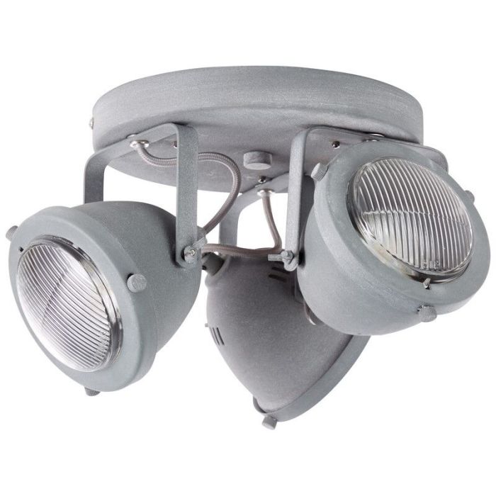 Industrial ceiling spotlight grey, Liza