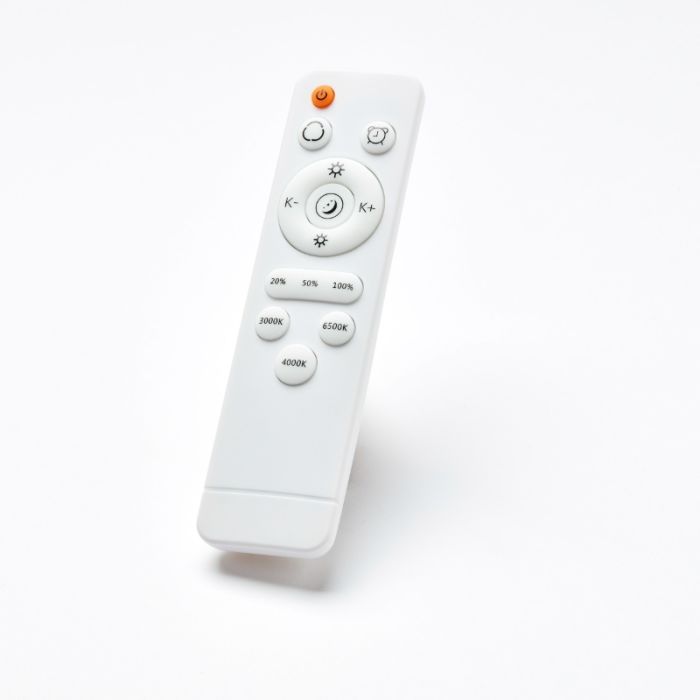Modern ceiling light black, Merlijn, 36W, white switch LED, with remote control