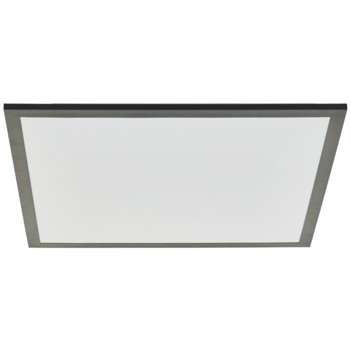Modern LED panel ceiling light black, Usman, 24W, 4000K LED