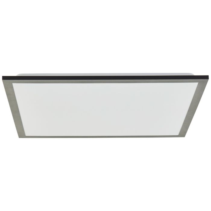 Modern LED panel ceiling light black, Usman, 24W, 4000K LED