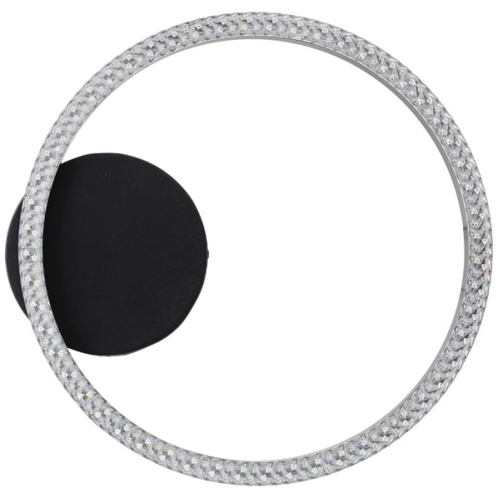 Design ceiling light black, Maladon, 14W, 3000K LED