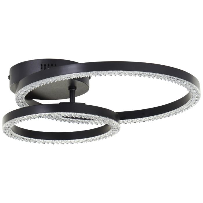Design ceiling light black, Maladon, 20W, 4000K LED