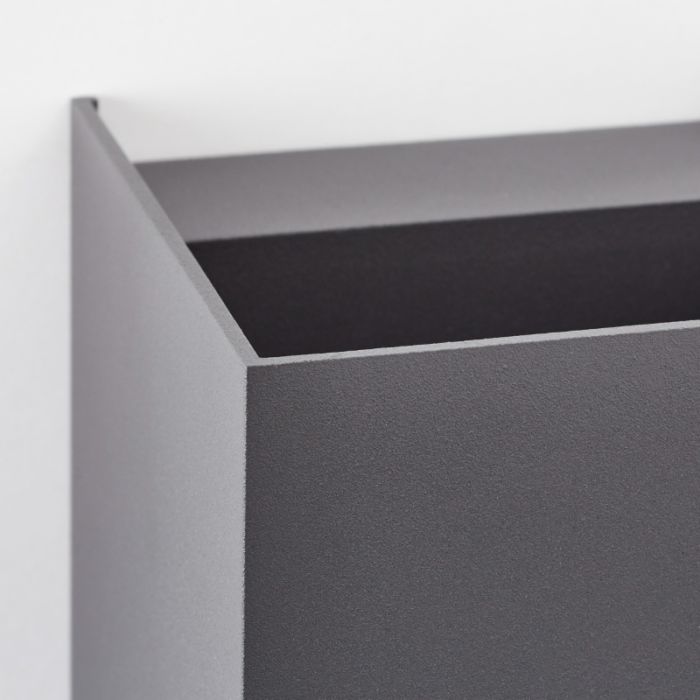 Modern up down wall light grey, Romar, 6,5W, 3000K LED, IP44