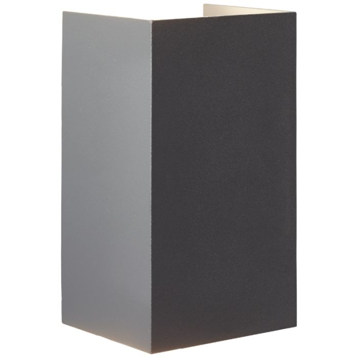 Modern up down wall light grey, Romar, 8W, 3000K LED, IP44