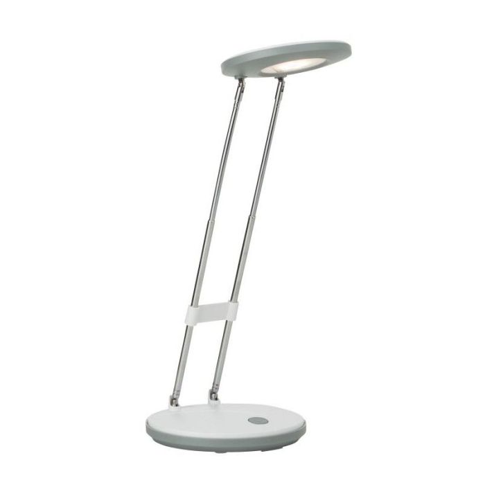 Plastic desk lamp white, Mariama, 3,3W, 3000K LED, with switch