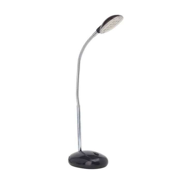 Plastic desk lamp black, Marenthe, 2W, 6000K LED, with switch