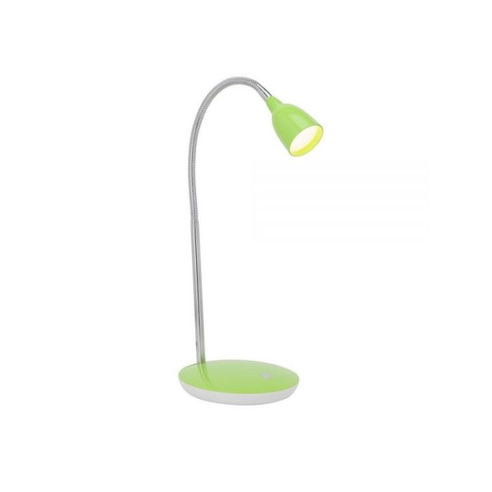 Plastic desk lamp green, Kit, 3W, 3000K LED, with switch