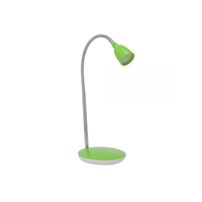 Plastic desk lamp green, Kit, 3W, 3000K LED, with switch