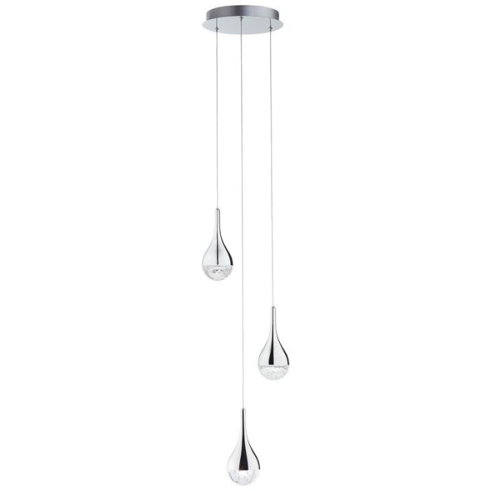 Classic pendant light chrome, Emma, 5W, 3000K LED