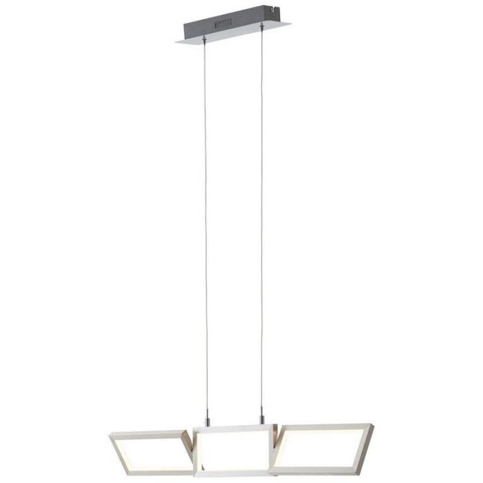 Modern pendant light silver, Sara, 30W, 3000K LED