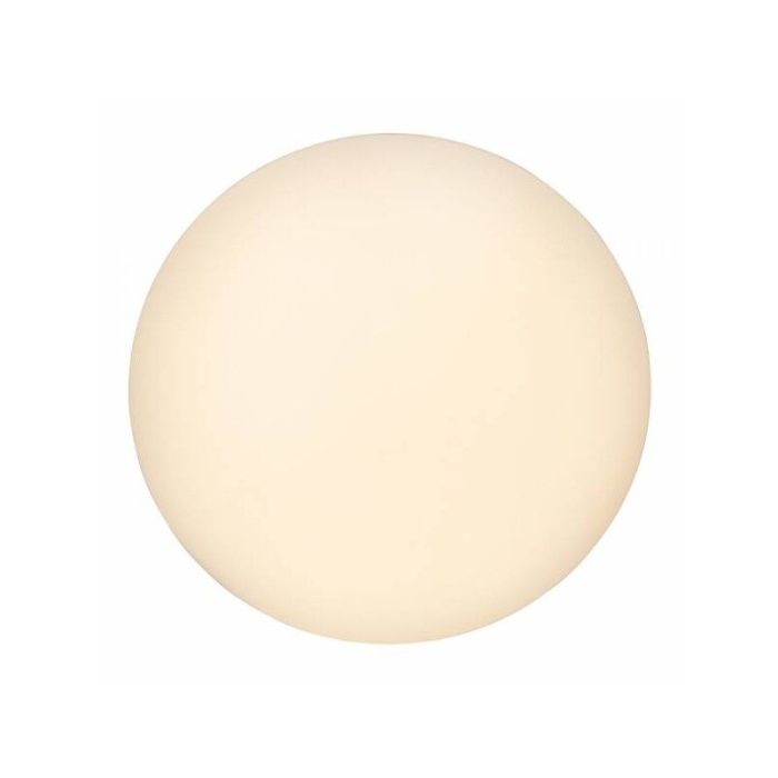 Plastic flush ceiling light white, Djalissa, 12W, 3000K LED