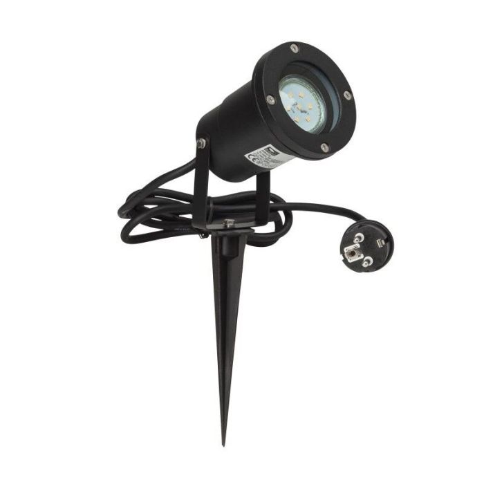 Aluminium garden spike light black, Shanna, IP44