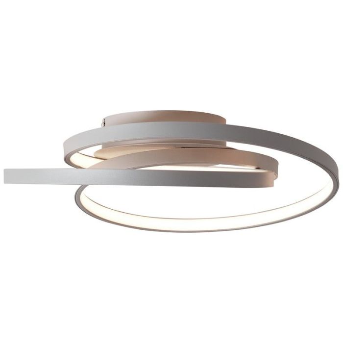 Design ceiling light grey, Milou, 40W, 3000K LED