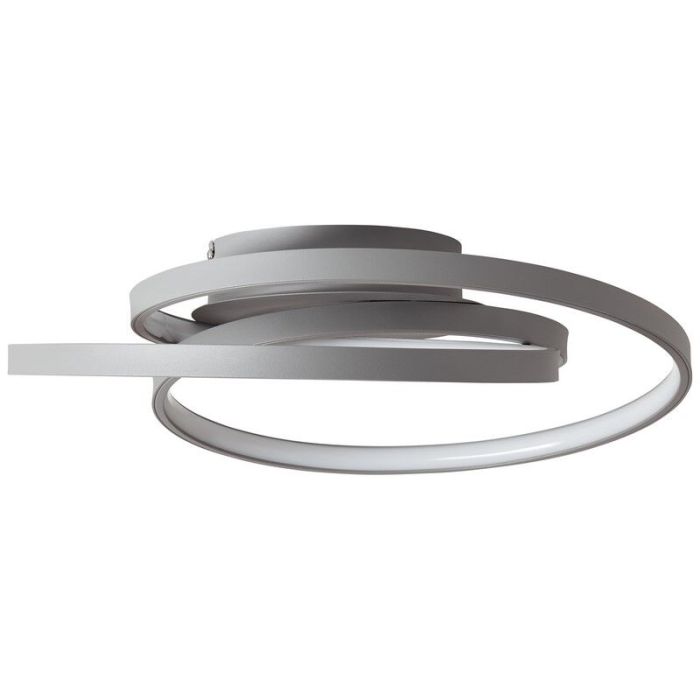 Design ceiling light grey, Milou, 40W, 3000K LED