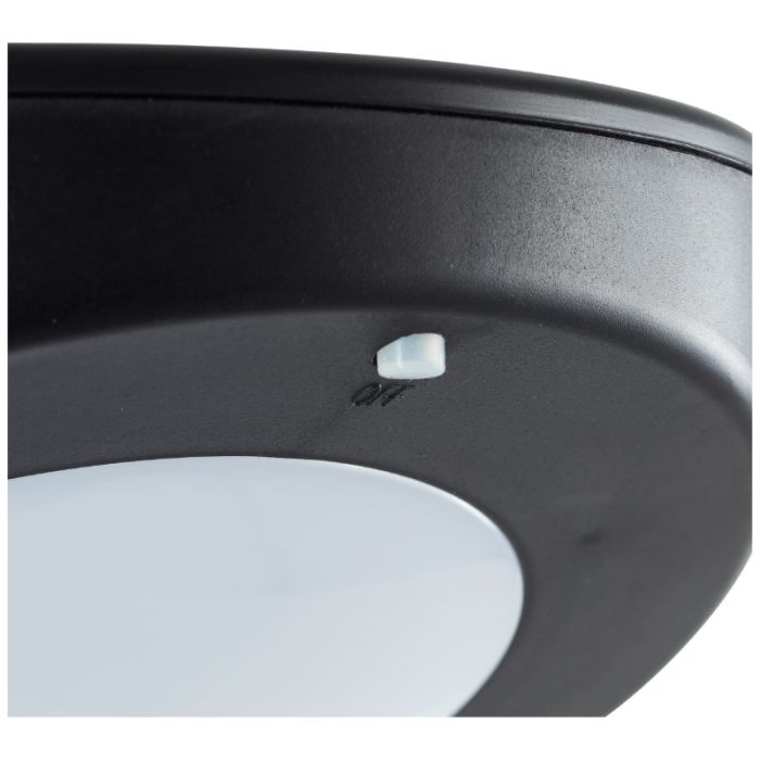 Modern solar outdoor wall light black, Winesh, 3W, 4000K LED, IP44
