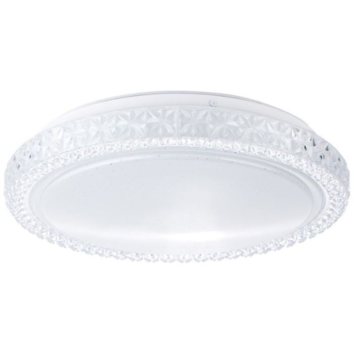 Modern flush ceiling light white, Baki, 12W, 3000K LED
