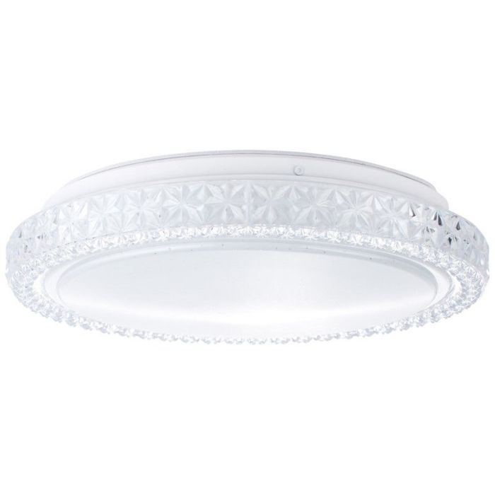 Modern flush ceiling light white, Baki, 12W, 3000K LED