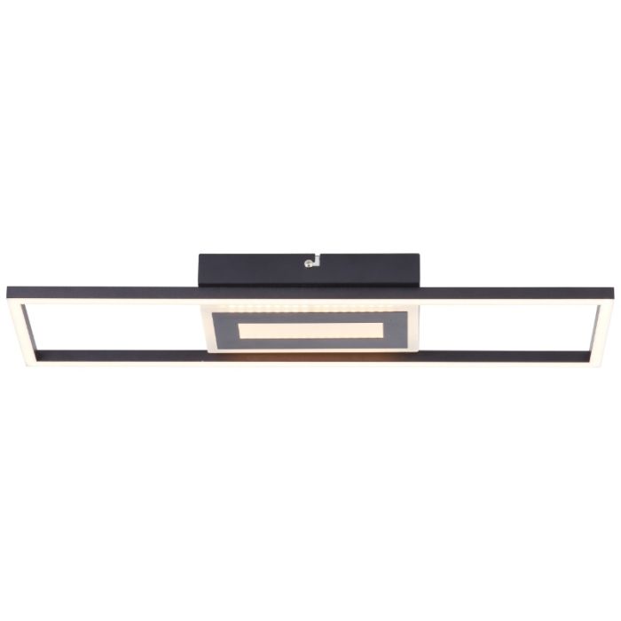 Design ceiling light black, Wahiba, 24W, 3000K LED