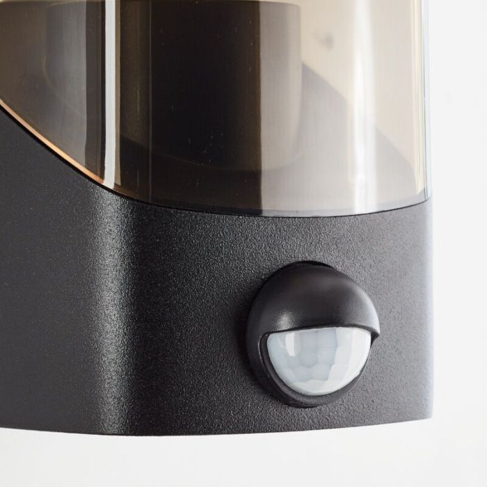 Modern outdoor wall light with motion sensor grey, Klasina, IP44