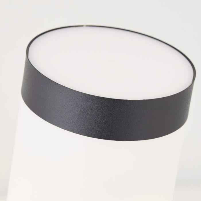 Metal outdoor wall light with motion sensor black, Meis, IP44