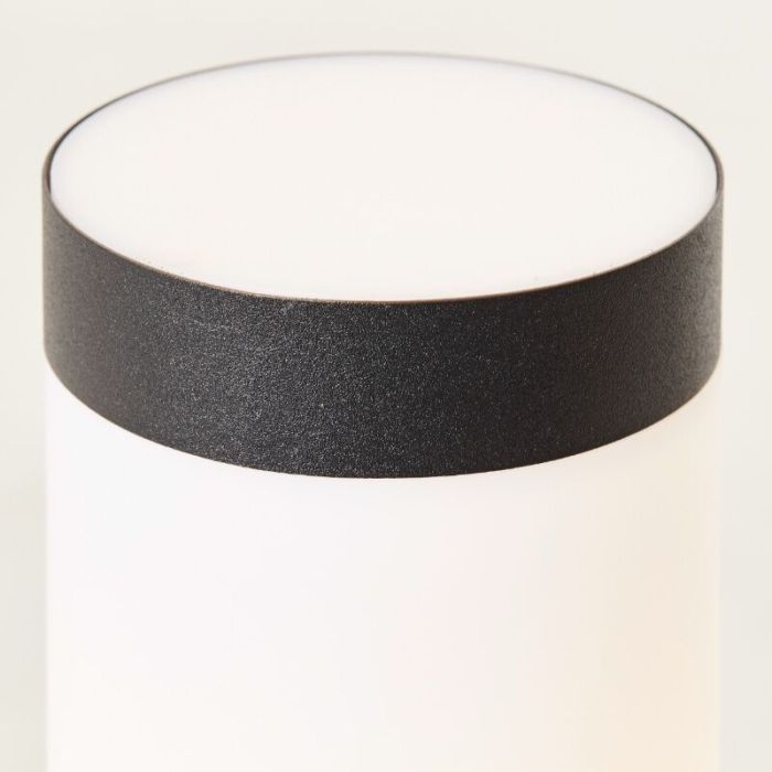 Metal outdoor floor lamp with motion sensor black, Meis, IP44