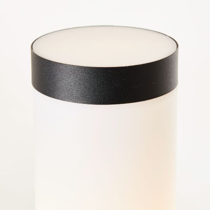 Metal outdoor floor lamp with motion sensor black, Meis, IP44