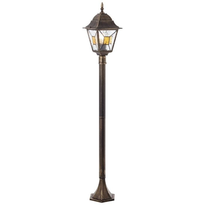 Classic outdoor light rust coloured, Levinus, IP44